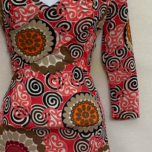 F-133 INC International Concepts Colorful 1/2 Sleeve Pullover Blouse Size S - Picture 3 of 12